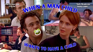 This was the moment Miranda should’ve ran from Steve and NEVER looked back… |SATC S3E8