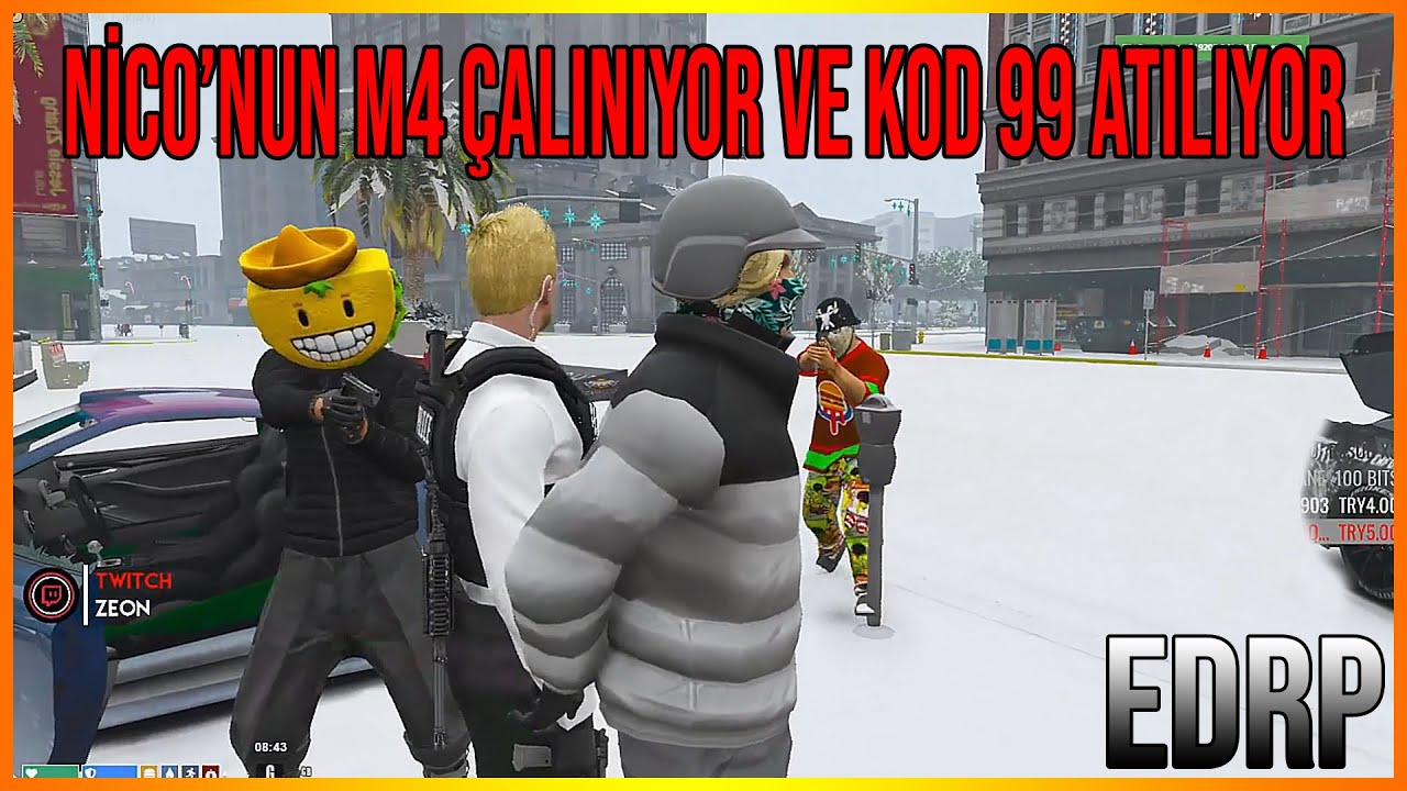 EDRP | Nico'nun M4'ü Çalınıyor ! Kod 99 Durumuna Geçiliyor Ve Olanlar !