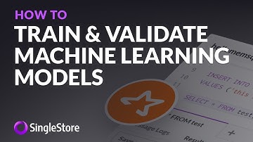 Train and Validate a #MachineLearning Model - the SingleStore #Spark Connector 3.0