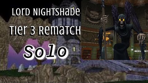 Wizard101: Solo Lord Nighthshade REMATCH (Tier 3)