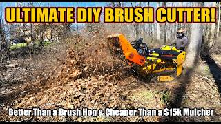 I Built The ULTIMATE Brush Cutter For My Huayee LHY680 Mini Skid Steer