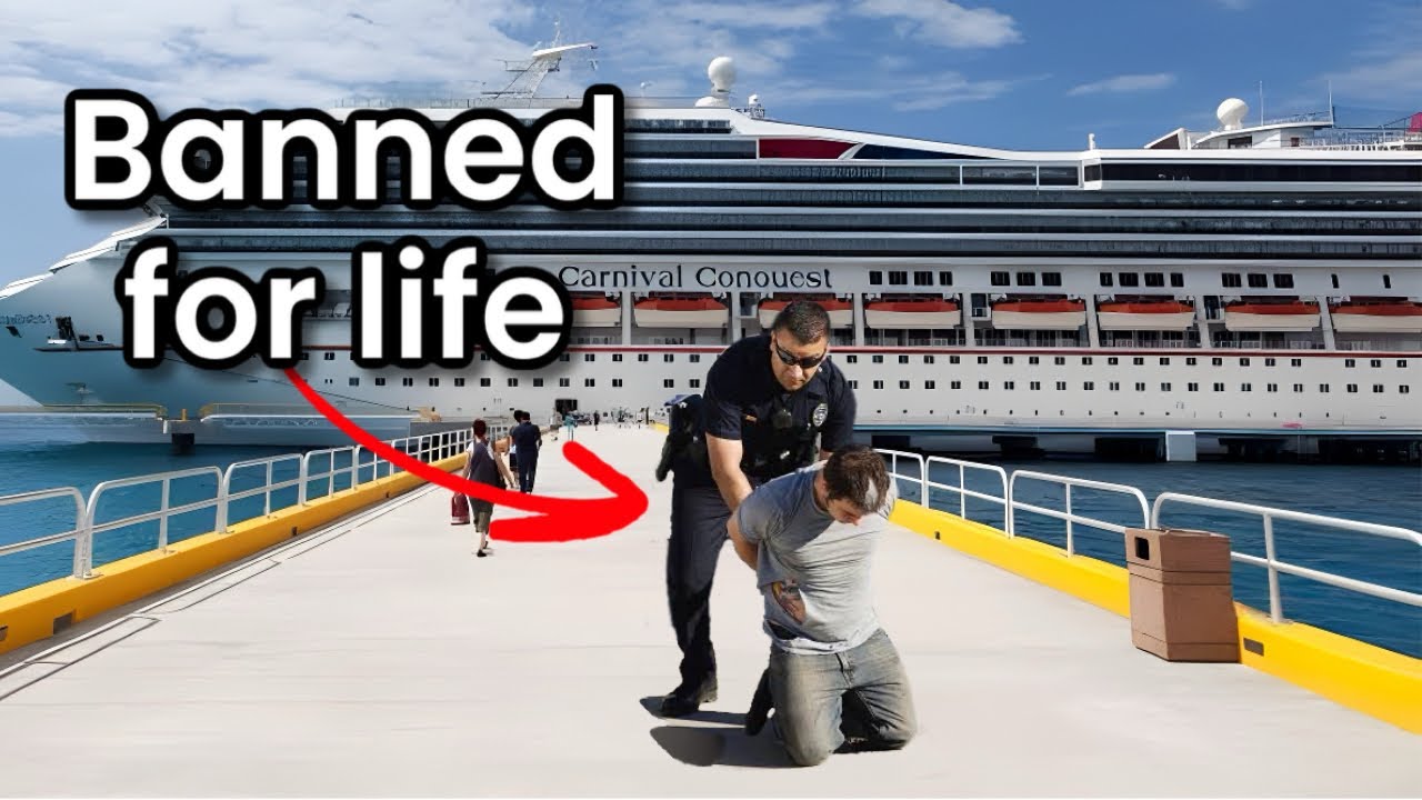 Cruise Worker Reacts to Hilarious Pier Runner Drama