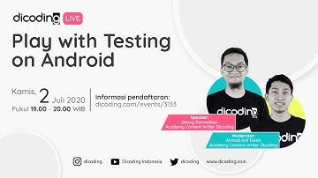 Play with Testing on Android