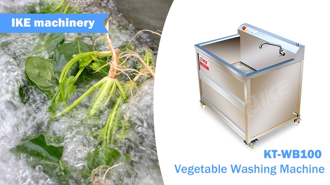 IKE KT-WB100 Vegetable and Fruit Washing Machine - YouTube