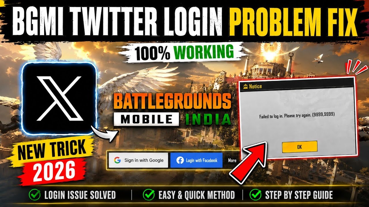 4.4 Update 🤩 Bgmi Login Problem | Bgmi Twitter Login Problem | How To ...