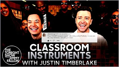 Top 8 vs. Justin Timberlake, Jimmy Fallon & The Roots W/ Classroom Instruments