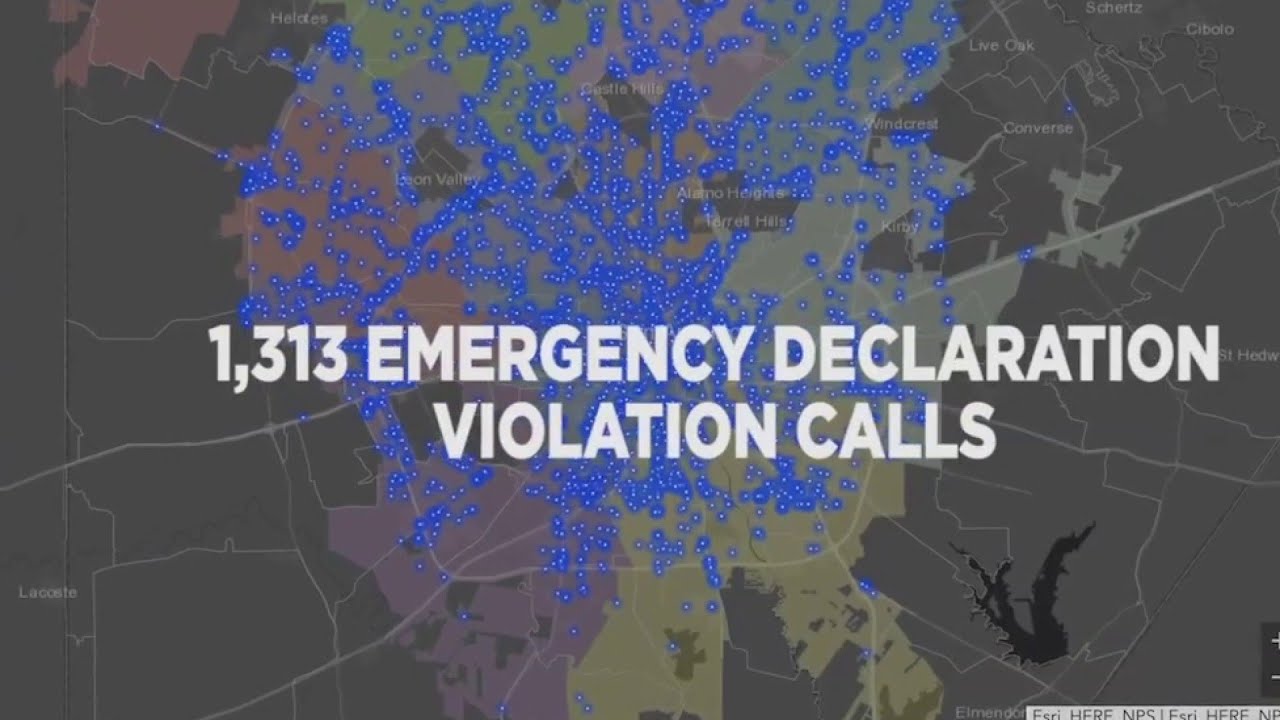 1,300+ police calls made to SAPD for emergency declaration violations