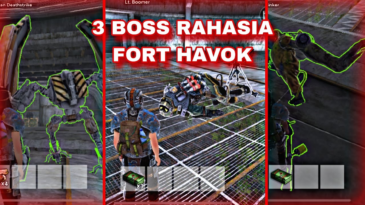 3 BOSS RAHASIA FORT HAVOK ‼️TOMORROW SURVIVAL