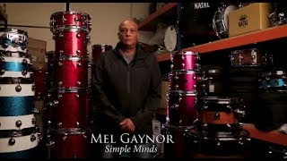 Mel Gaynor (Simple Minds) discusses inspirations and Natal Drums