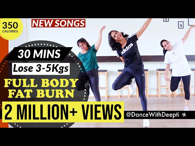 Burn Arm, Belly, Leg Fat - 2022 Beginner Bollywood Dance Workout - Punjaban Mix #dancewithdeepti class=