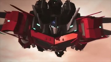 Optimus Prime, Bumblebee and Smokescreen vs Shockwave, Soundwave and Vehicons