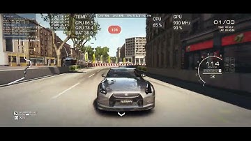 Test Nubia Red Magic 10 Pro: GRID Autosport (Android version)/ Ultra Graphics 120 fps (part 1)