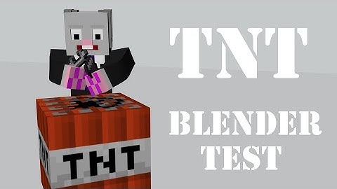 Blender - Minecraft: TNT Test