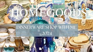 HOMEGOODS KITCHEN DINNERWARE SHOP WITH ME 2024 | SPRING KITCHEN DECOR 2024