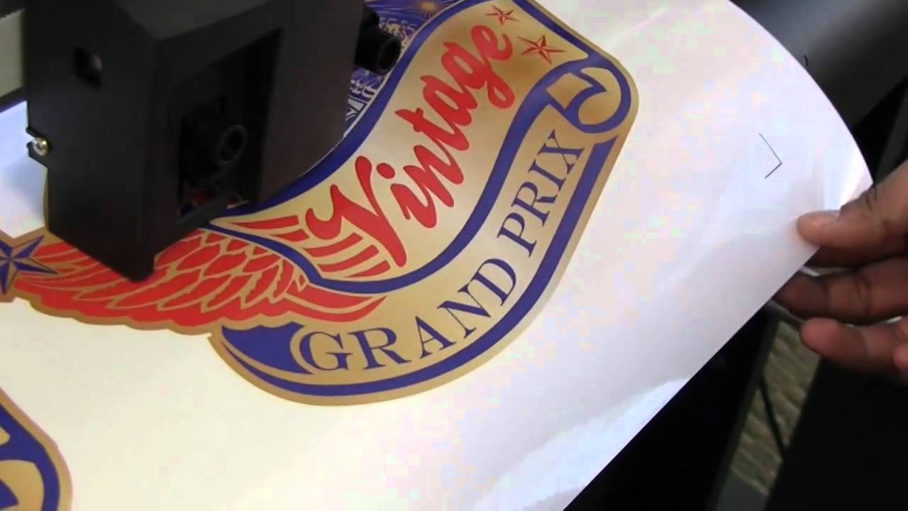 Graphtec FC8000 - Loading Media for Print & Cut Job