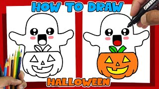 Full How To Draw Pumpkin And Ghost | HALLOWEEN Update