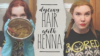 Dyeing Your Hair Red With Henna