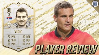 85 ICON SWAPS BASE ICON VIDIC PLAYER REVIEW! - IS HE WORTH UNLOCKING? - FIFA 21 ULTIMATE TEAM screenshot 4