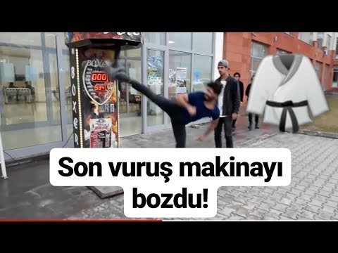 Boks Makinesine Döner Tekmeler- Met.ACTIONS