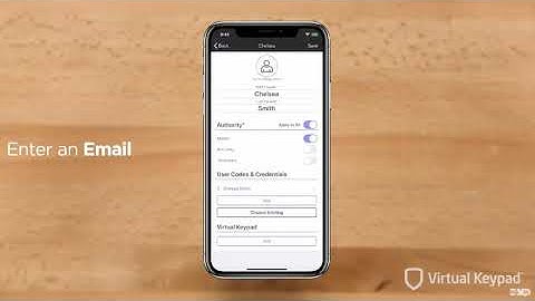 How to Add a User on Virtual Keypad
