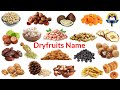 Name of dry fruits in hindi and english // ड्राई फ्रूट के नाम // Easy english learning process