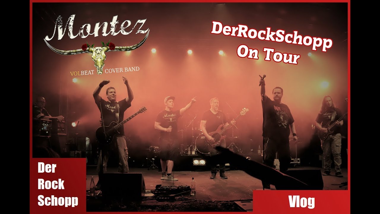 VOLLBLÖD auf TOUR! | Konzert Vlog mit Montez - Volbeat Cover Band | DerRockSchopp On Tour