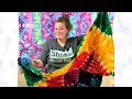 How to Tie Dye a Beautiful Mandala Tapestry | A Step by Step Guide for Beginners. Rainbow Mandala.