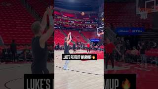 Luke Kennards pregame clinic from three 👌 #lakers #nbaplayoffs