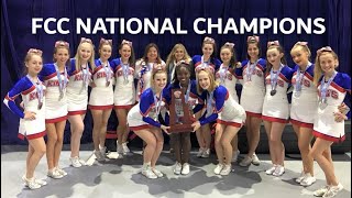 TKA's 2018 FCC Champions and FHSAA State Runner-Ups Competitive Cheer Team