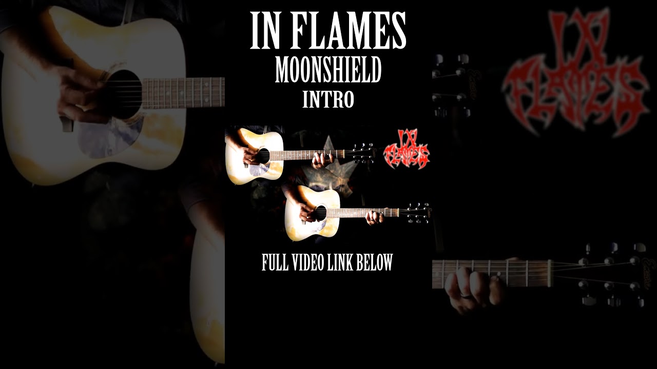 In Flames - Moonshield #shorts #guitar #guitarcover #inflames