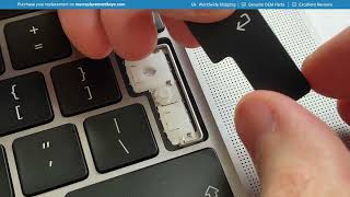 How to replace the enter key on a MacBook Pro A2141, A2251, A2289 and A2338 Intel & M1 (2019 - 2021)