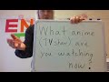 アニメについて英語で話そう！