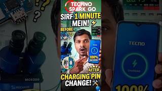 Tecno Spark Spark Go 2021 Charging Problem Solved in 1 Minute! ⚡ #shorts #mobilerepair