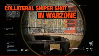 CoD Modern Warfare Warzone | Collateral Sniper Shot
