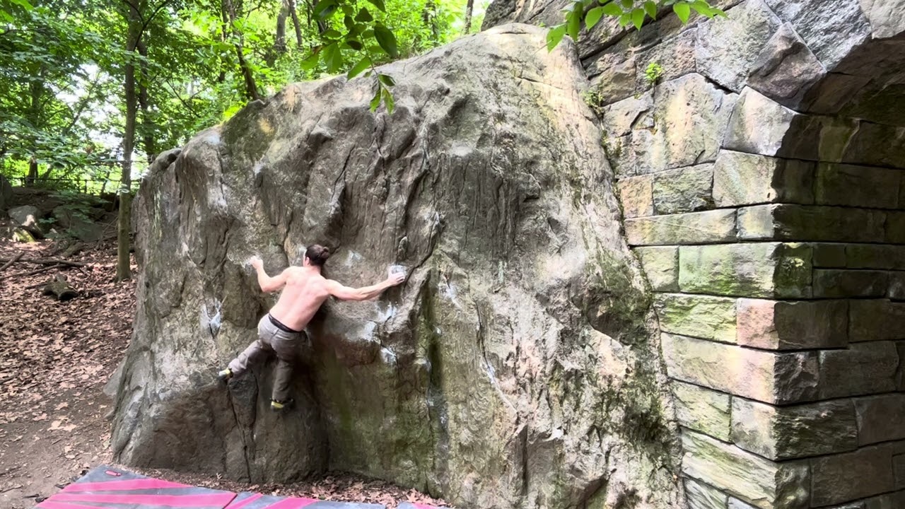 Sub Atomic Nuclear Penguin (V4) - Arch Rock, Central Park, New York City, NY