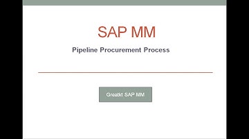 Pipeline Procurement Process