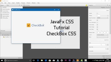 JavaFX CSS Tutorial #5 CheckBox CSS