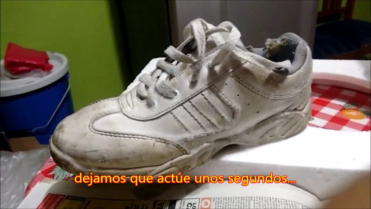 TRUCO LIMPIEZA ZAPATILLAS  El sorprendente producto que dejará