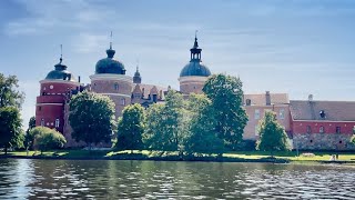 Walking inside Gripsholm castle and sailing away. Mariefred & lake Mälaren