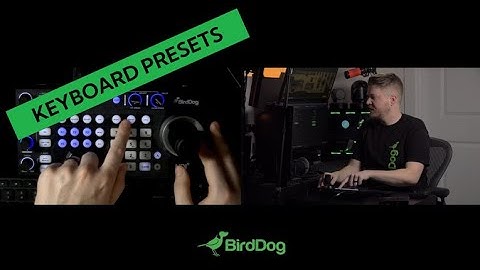 PTZ Keyboard How To - Keyboard Presets