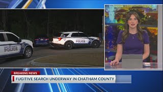 Fugitive search underway in Chatham County