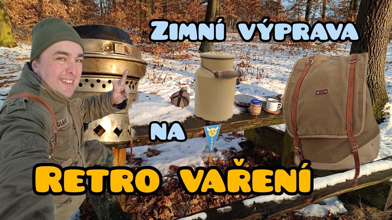 Zimní retro vaření | staré dobové vybavení | les zasypaný sněhem ❄️