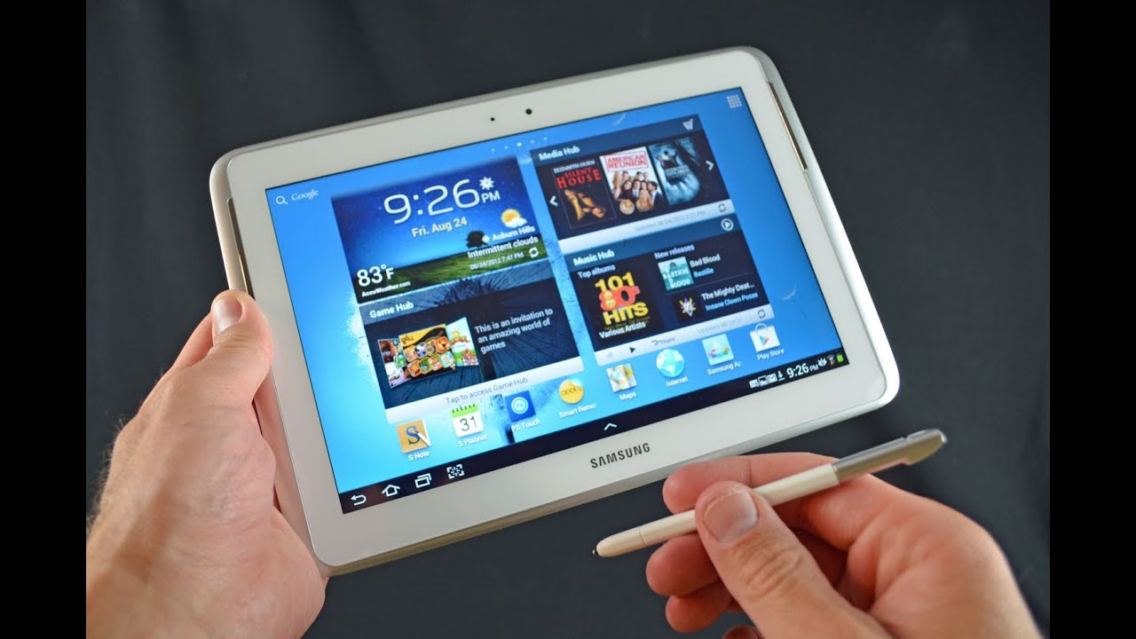 Verbanning Bounty besluiten Samsung Galaxy Note 10.1 Tablet: Unboxing & Review - YouTube