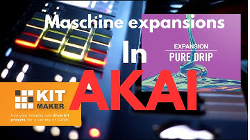 use kitmaker to convert  maschine expansions to  akai with thumbnail