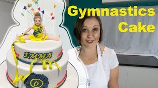 How To Make a Gymnastics Themed Birthday Cake | UltimateCakeArt