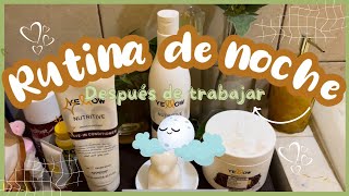 RUTINA DE NOCHE sckincare,cena,hair care , noche productiva, etc.