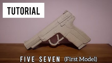 How to Make a Cardboard Five Seven (Tutorial/WIP Footage)
