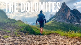 Backpacking Adventure Across the Italian Dolomites