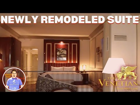 INSIDE THE VENETIAN'S NEWLY LUXURIOUS REMODELED SUTIE