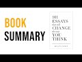 101 Essays That Will Change The Way You Think by Brianna Wiest | Free Summary Audiobook